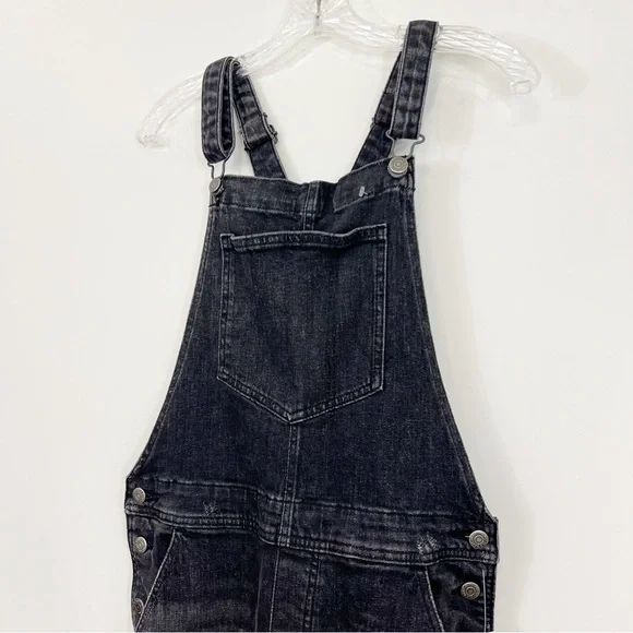 Old Navy OG Workwear Black Wash Overalls Denim BlackBerry Size 8 NWT - Picture 4 of 10